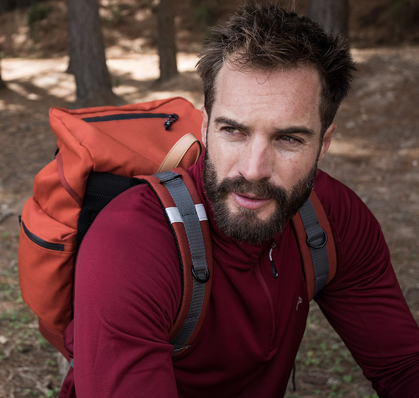 Nordcap Marken-Rucksack mit Reflektoren und großem Kühlfach - Accessoires  Herren